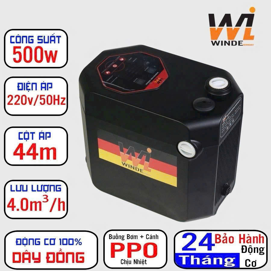 Máy bơm biến tần Winde 500w